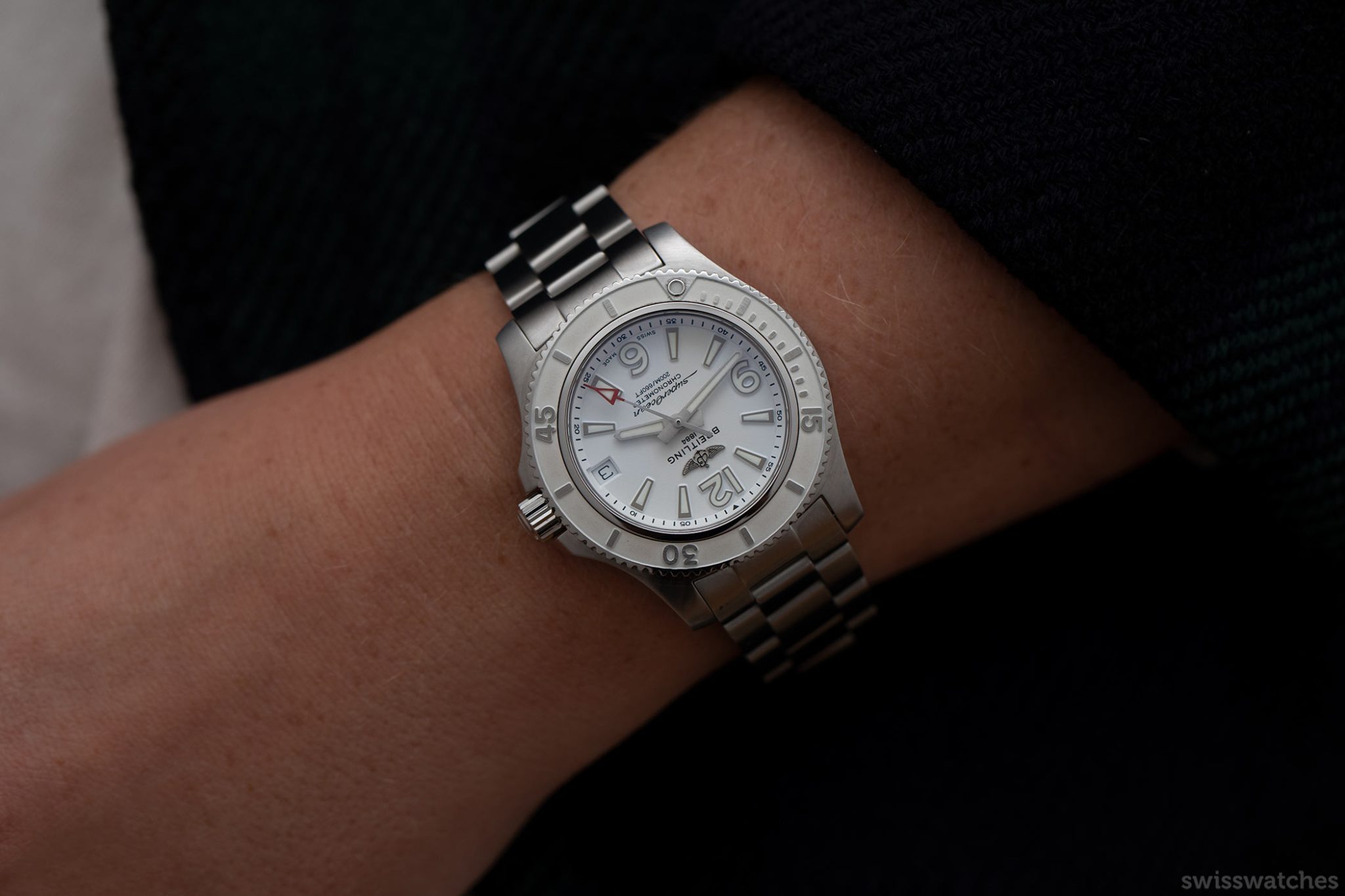 Breitling Superocean Automatic 36 ladies' watch women woman model 36 mm steel wristshot