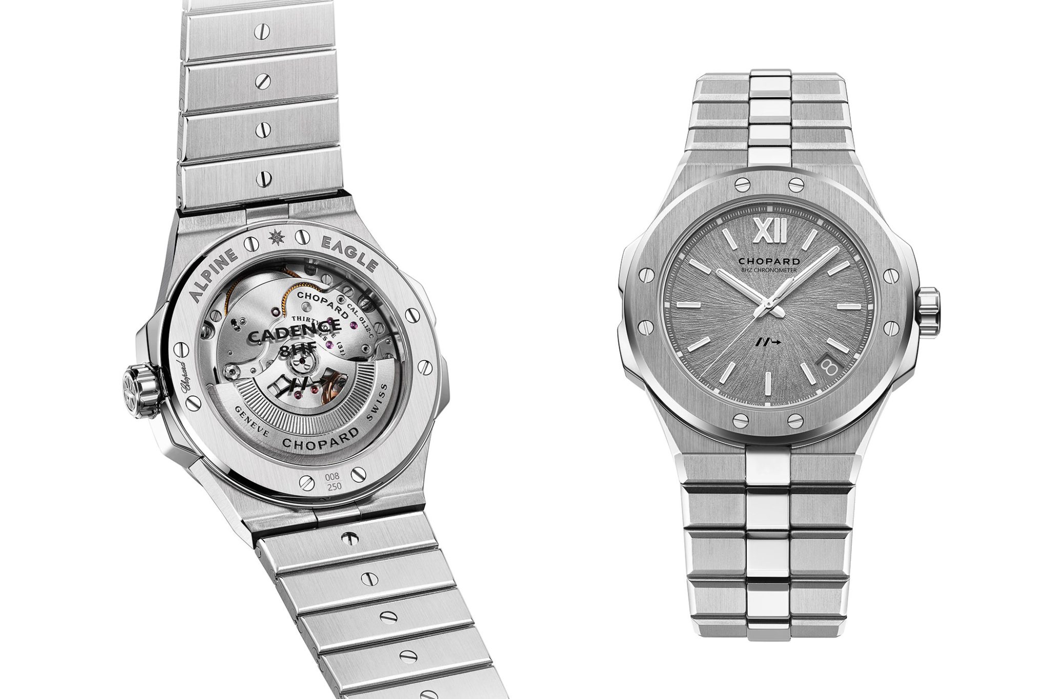 Chopard-Alpine-Eagle-Cadence-8HF-Front-Rueckseite