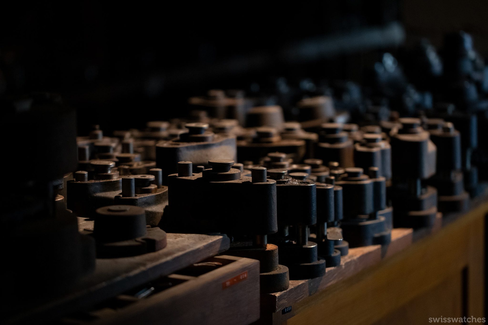 Another table keeping heavy machinery found inside Charles Vermot Zenith manufacture