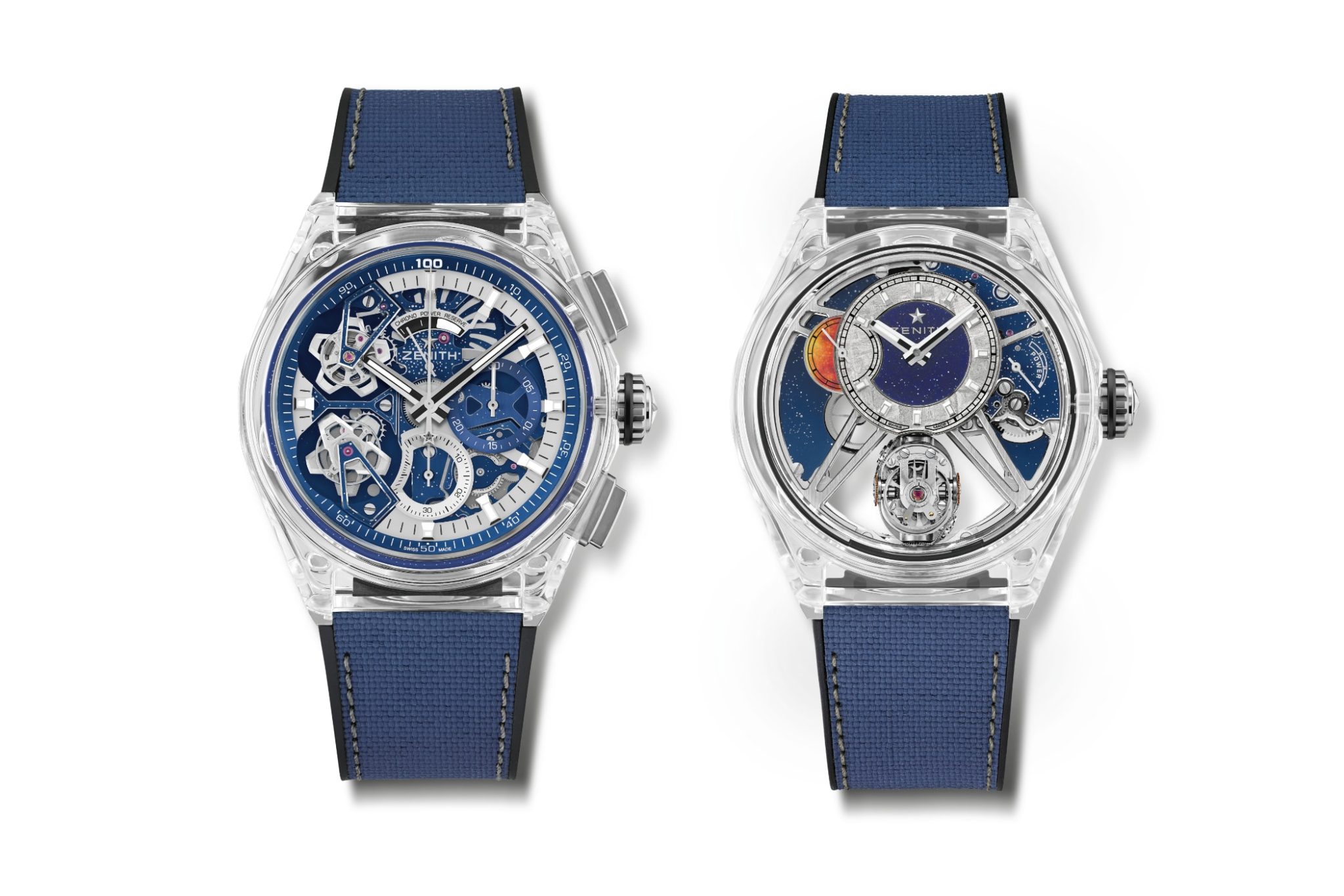 Zenith–DEFY-21-Double-Tourbillon-Sapphire-und-Zenith-DEFY-ZERO-G-Sapphire-Overview