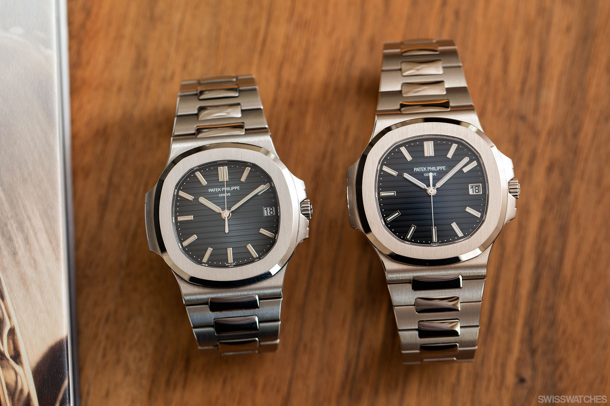 Patek-Philippe-Nautilus-5711-1A-Nautilus-5811-1G-Size-Comparison