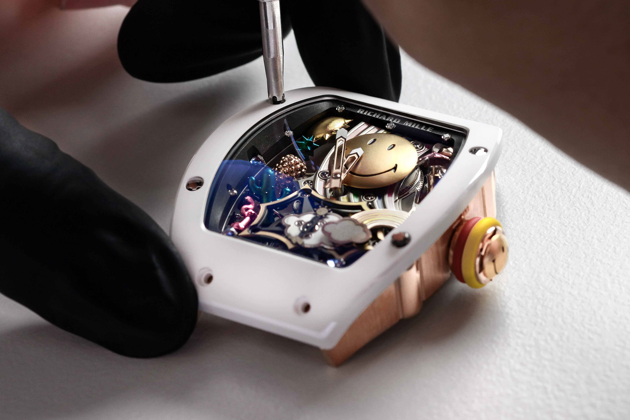 Richard-Mille-RM-88-Automatic-Tourbillon-Smiley-Craftmanship-Credit-Philippe-Louzon