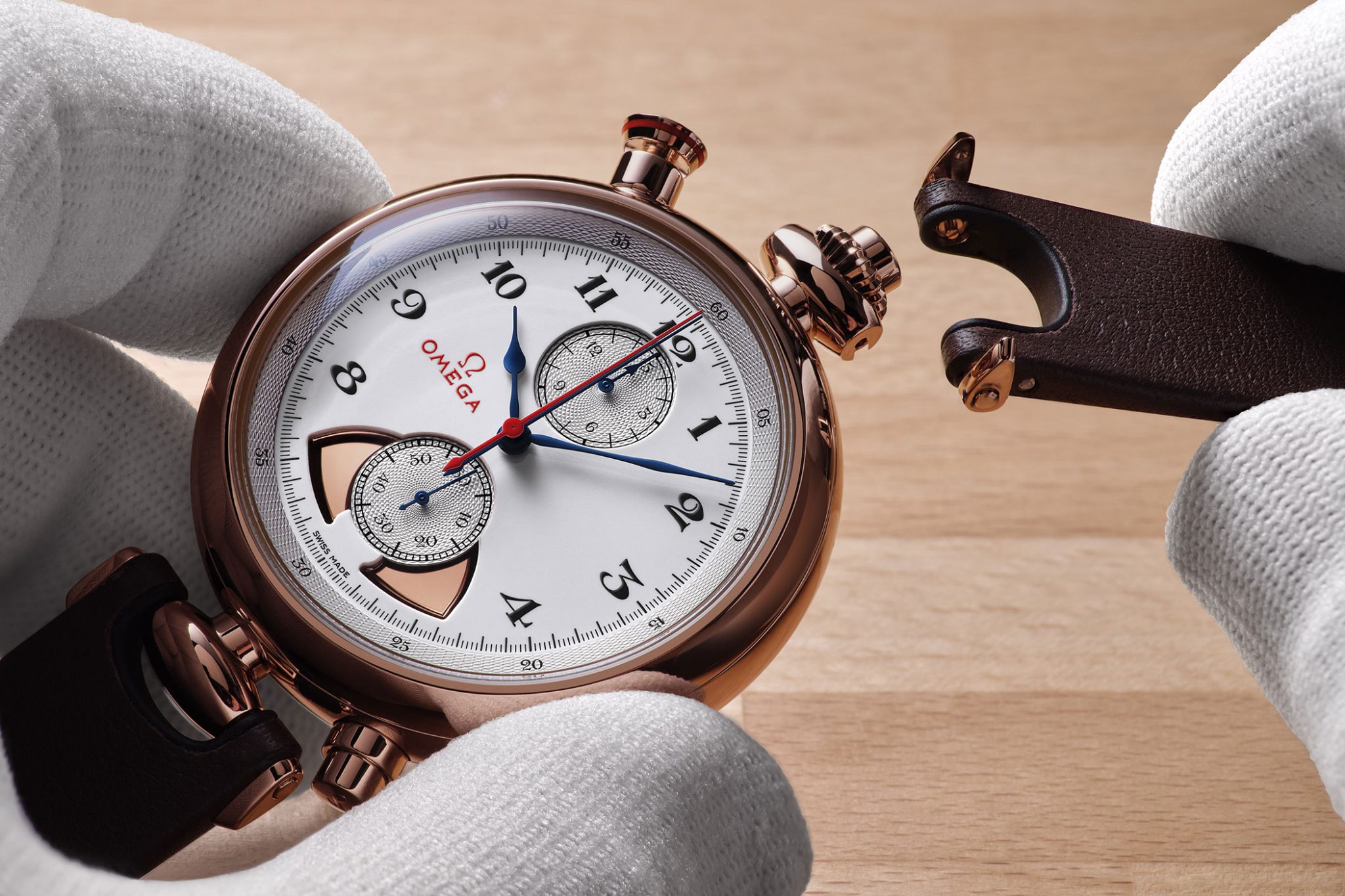 Omega-Olympic-1932-Chrono-Chime-Ref-52253455204001-Changing-Strap