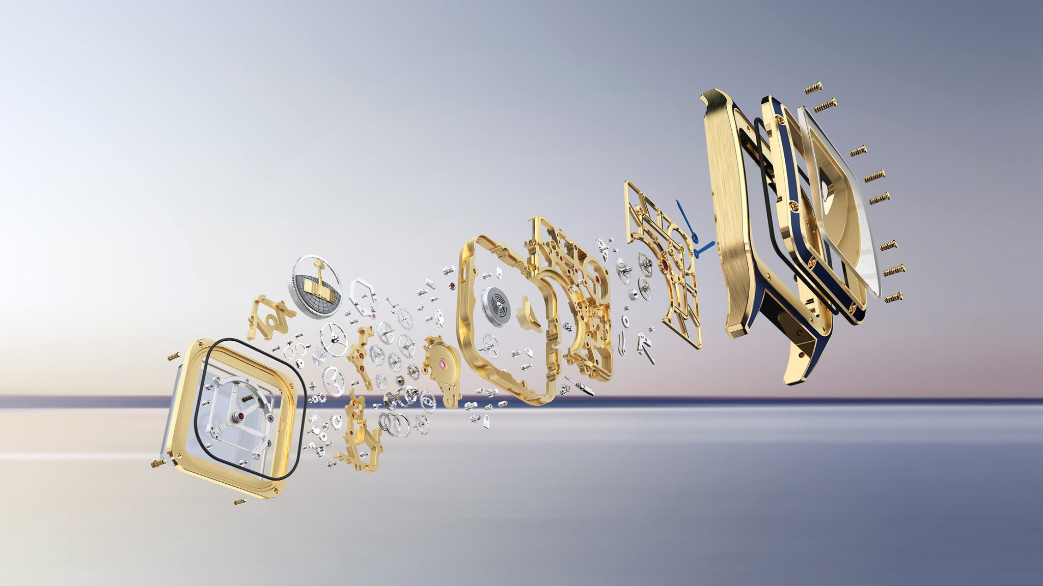 Cartier-Santos-Dumont-Skelletised-Movement