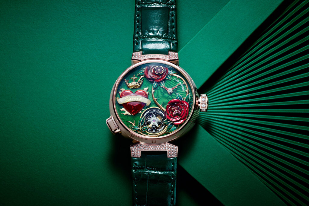 A Feast for the Eyes: Louis Vuitton Tambour Fiery Heart  display picture 3