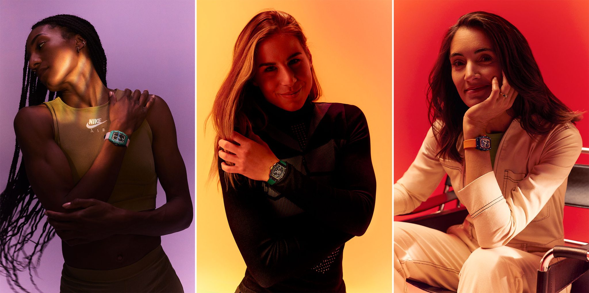 Richard-Mille-partners-Nafi-Thiam-Ester-Ledecka-Margot-Laffite