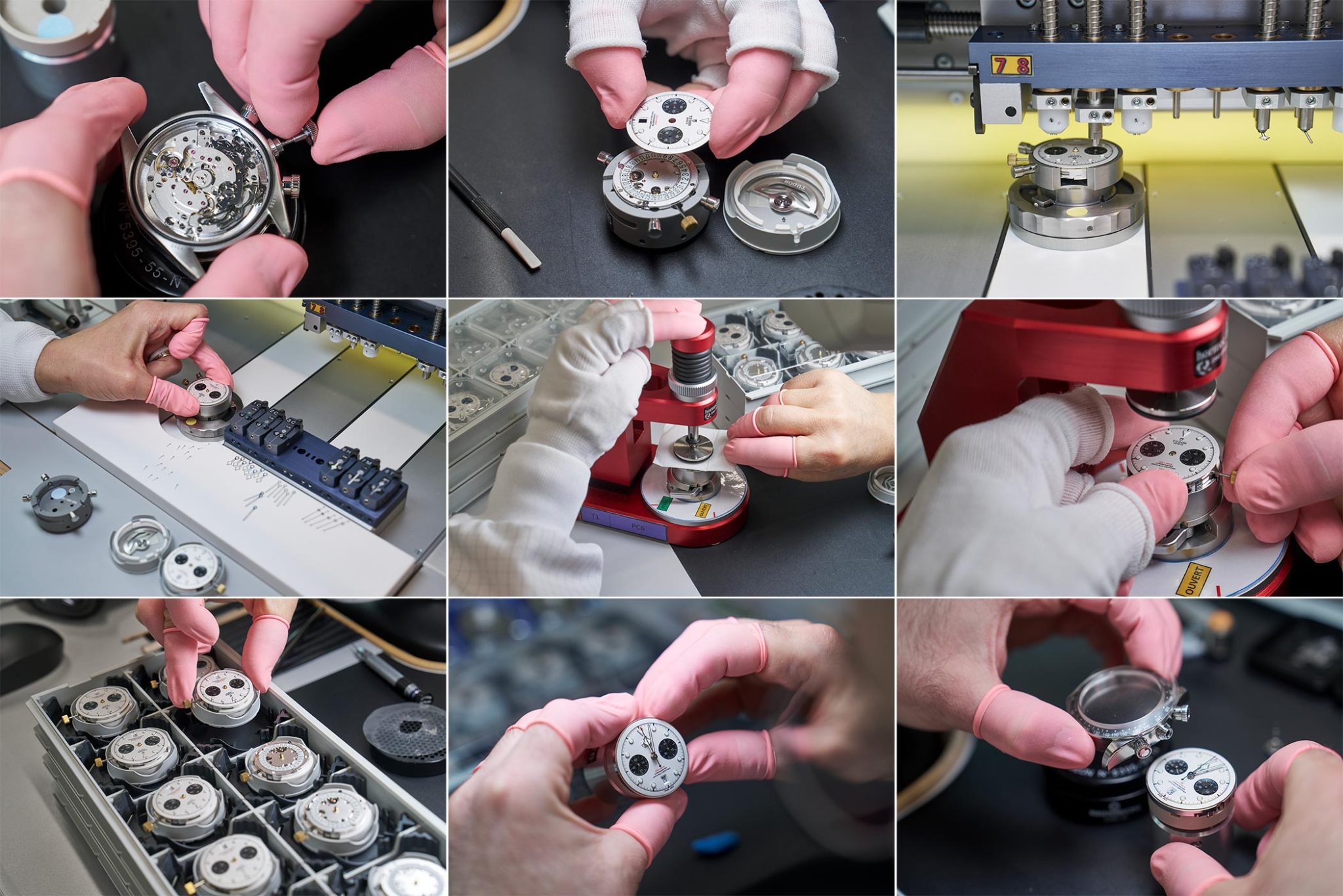 Tudor-Manufacture-Final-Assembly-Set-hands-Chronograph