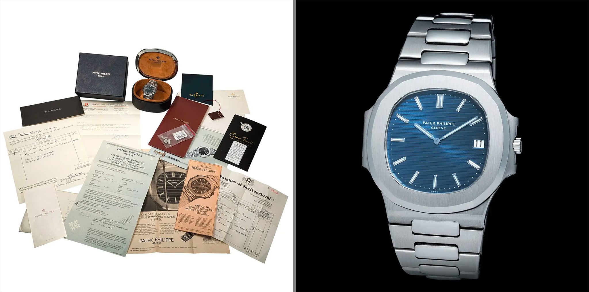 Patek-Philipp-Nautilus-Blue-Jeans-Jumbo-Ref-3700-001-in-Steel-MLG-Auction-2023-April-Lot-259