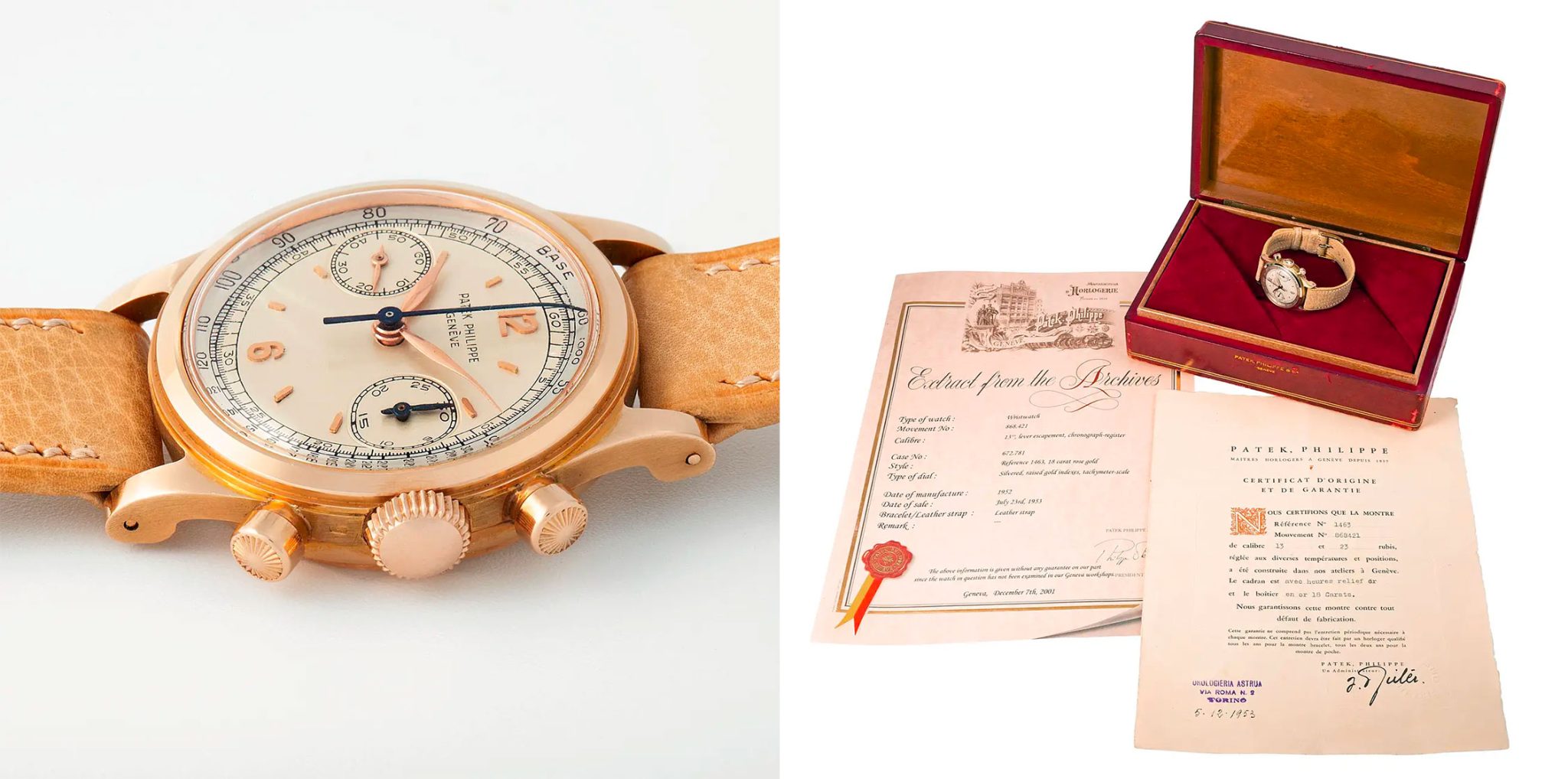 Patek-Philippe-1463-Tasti-Tondi-in-Pink-Gold-from-1952-MLG-Exclusive-Timepieces-Auction-2023-April-Lot-188
