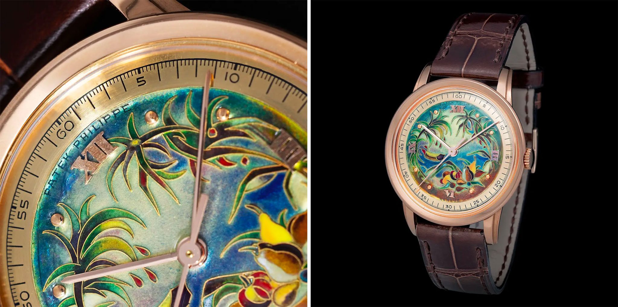Patek-Philippe-Calatrava-2481-Cloisonne-Enamel-Dial-MLG-Exclusive-Timepieces-Auction-2023-April-Lot-238