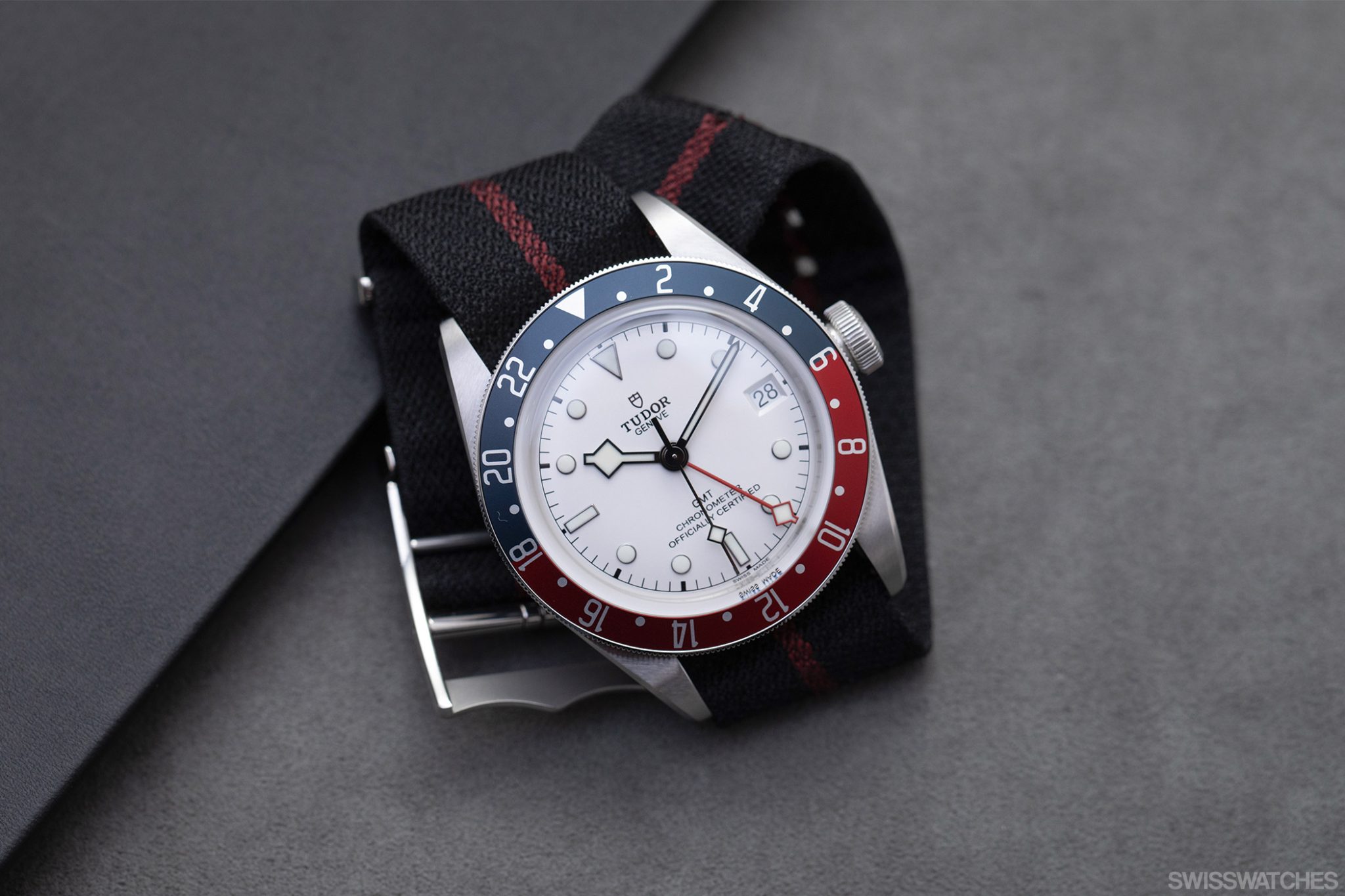 Tudor-Black-Bay-GMT-79830RB -Dial