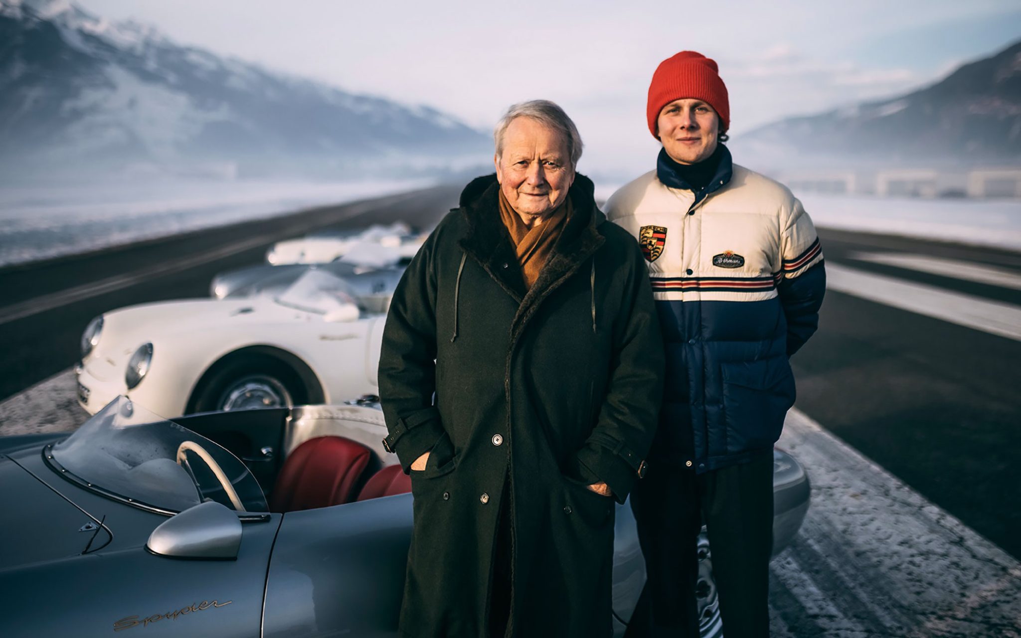 Porsche-Generations-Wolfgang-Porsche-with-Ferdi-Porsche-his-one-of-four-Kids-Credit-Porsche-AG
