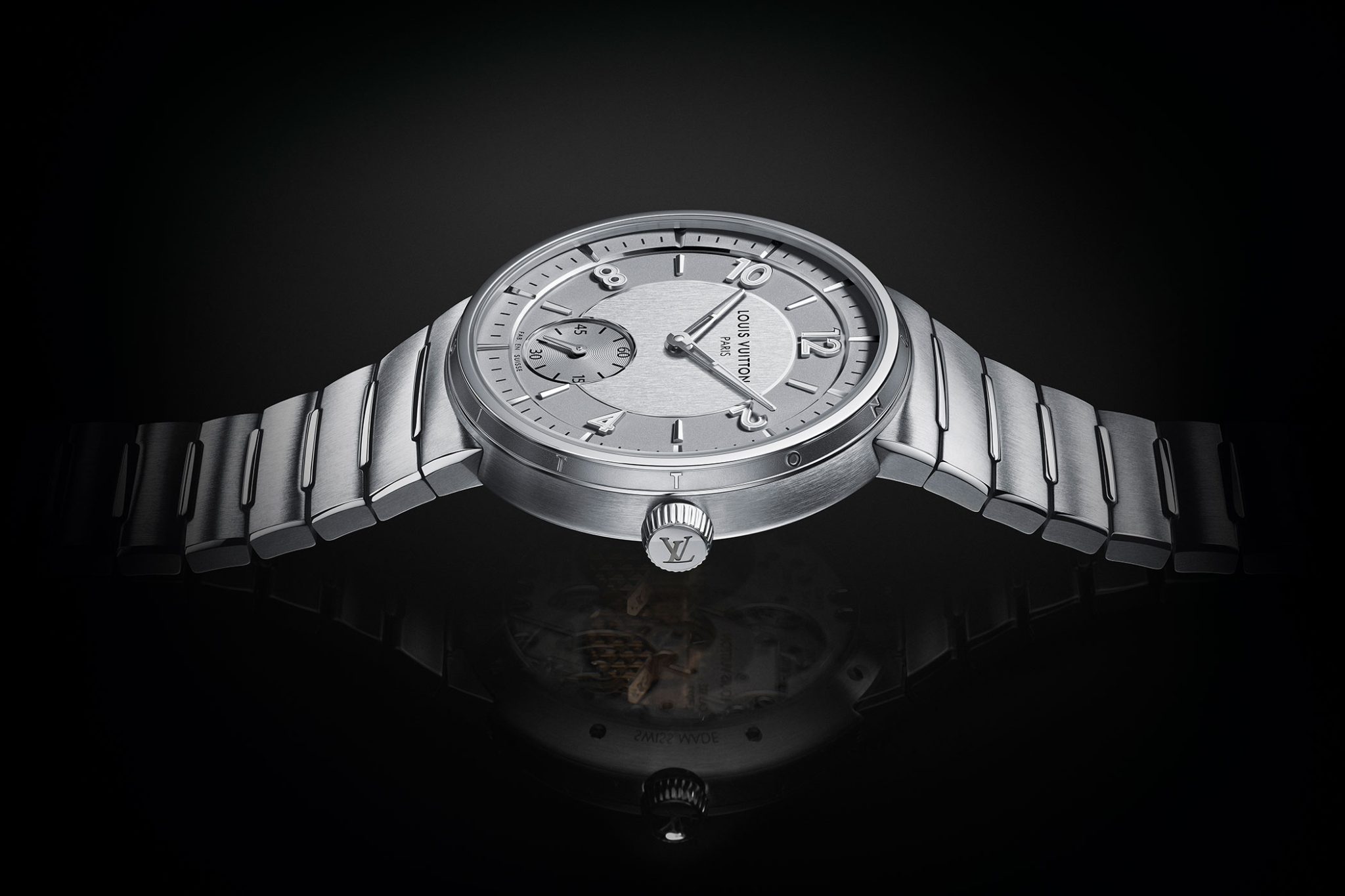 Louis-Vuitton-Tambour-New-Integrated-Steel-Sports-Watch-2023-La-Fabrique-Du-Temps-New-Bracelet