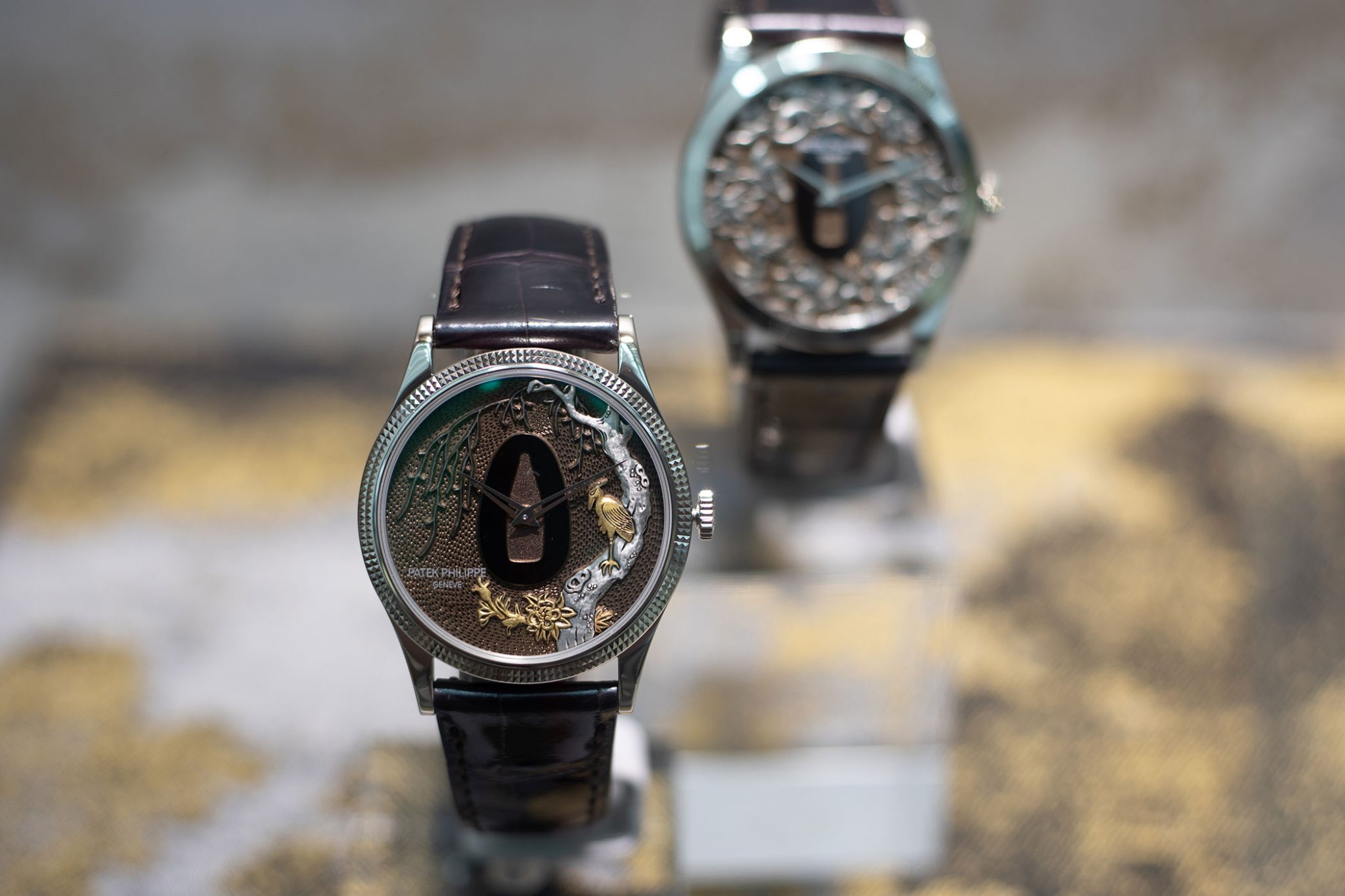Patek-Philippe-5117G-Calatrava-Tsuba-Birds-and-Branches-Rare-Handcrafts