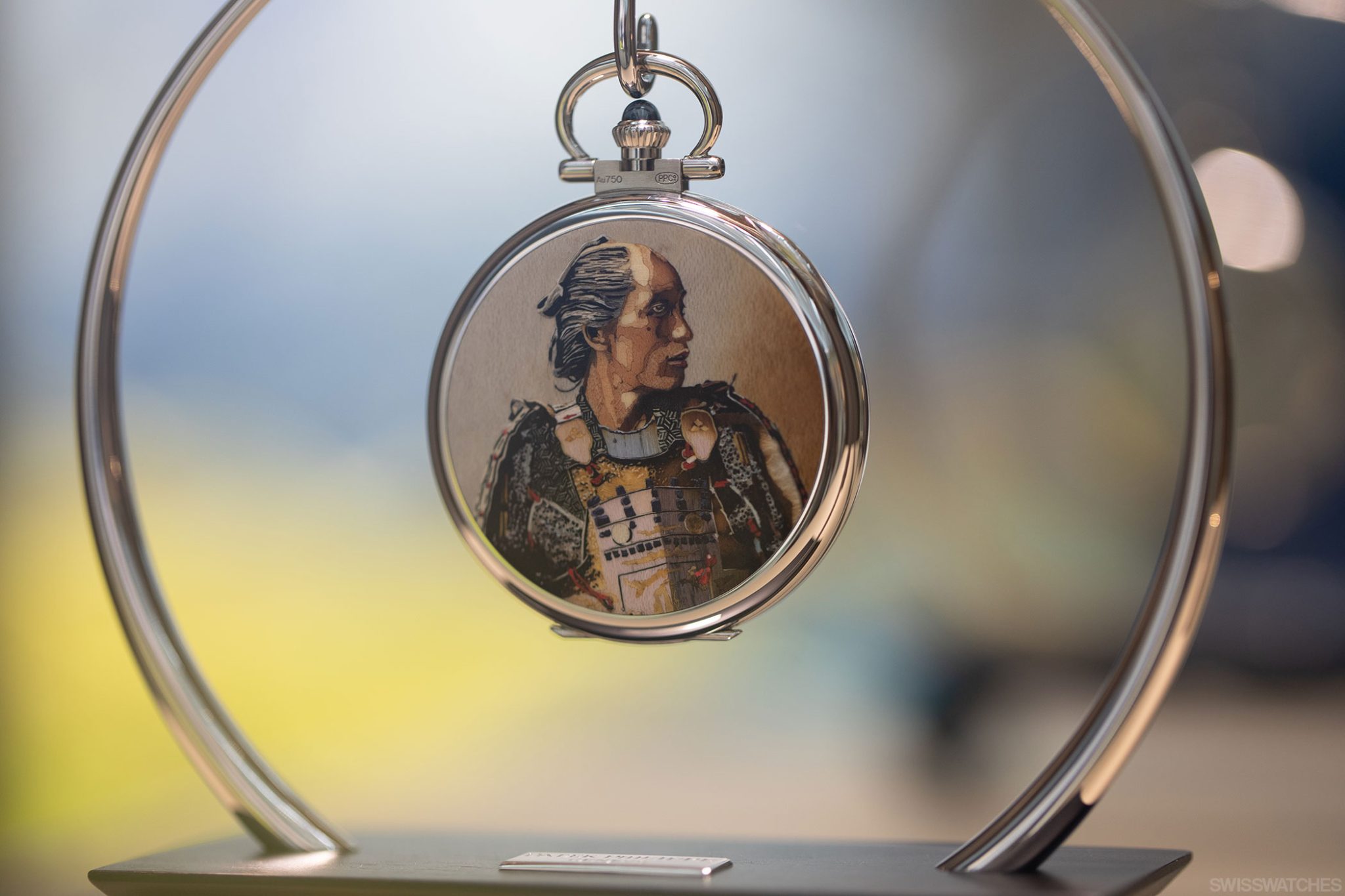Patek-Philippe-995-131G-001-Portrait-from-Samurai-Pocketwatch-Wood-Marquetry-Enameling