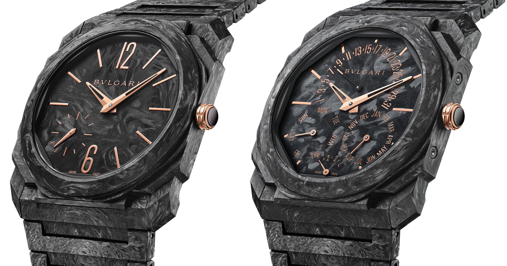 Bulgari-Geneva-Watch-Days-2023-Octo-Finissimo-Perpetual-Calendar-and-Octo-Finissimo-Automatic-in-CarbonGold