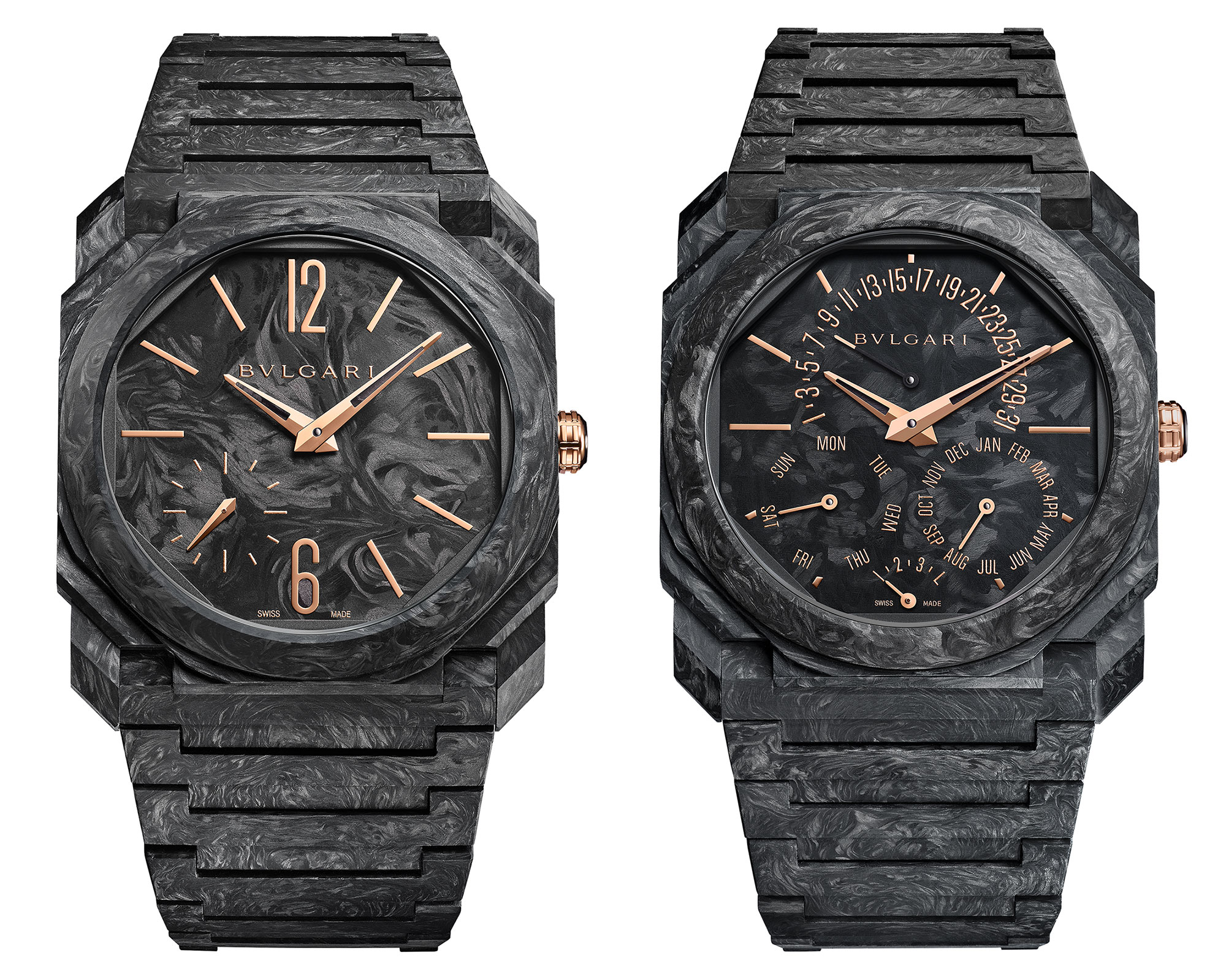 Bulgari-Geneva-Watch-Days-2023-Octo-Finissimo-Perpetual-Calendar-and-Octo-Finissimo-Automatic-in-CarbonGold