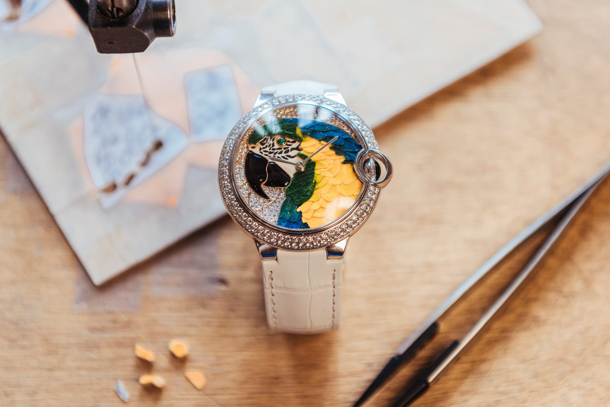 Cartier-Metiers-D-Arts-Marquetry-Rotonde-De-Cartier