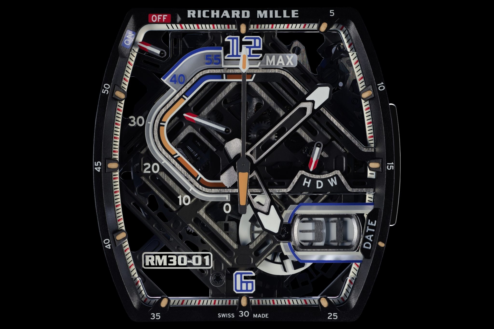 Richard Mille RM-30-01 Dial