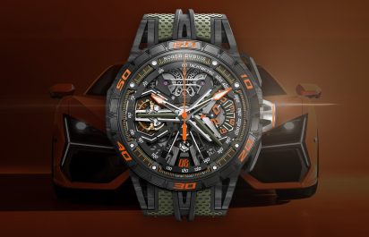 Roger-Dubuis-Excalibur-Spider-Flyback-Chronograph-Revuelto-RDDBEX1045-with-Car