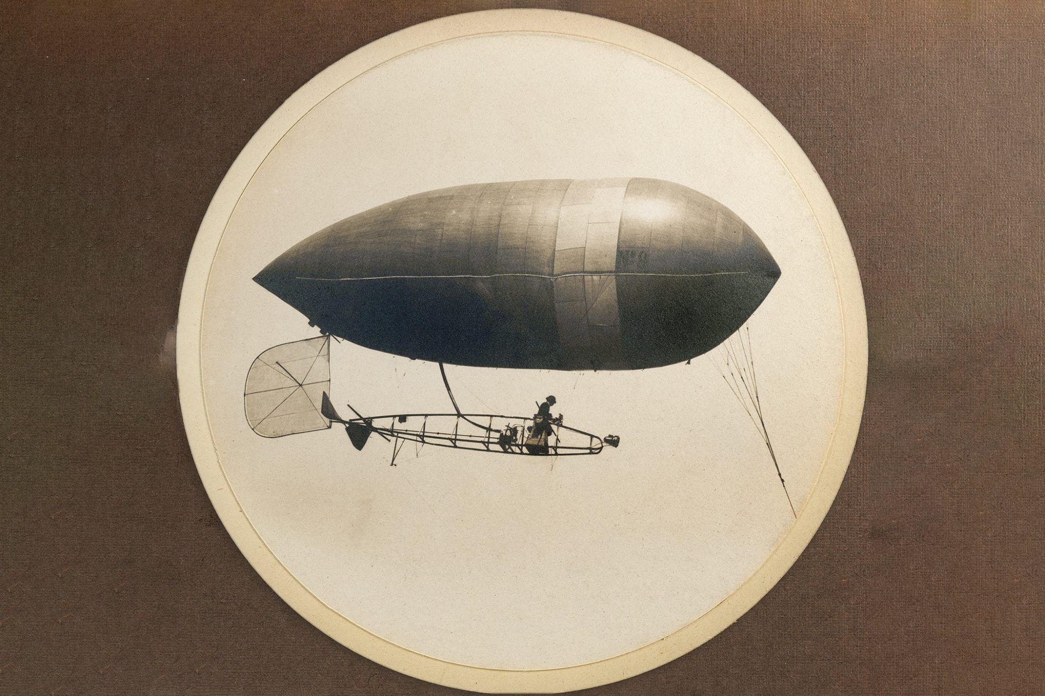 Alberto-Santos-Dumont-Blimp-Test-Flight