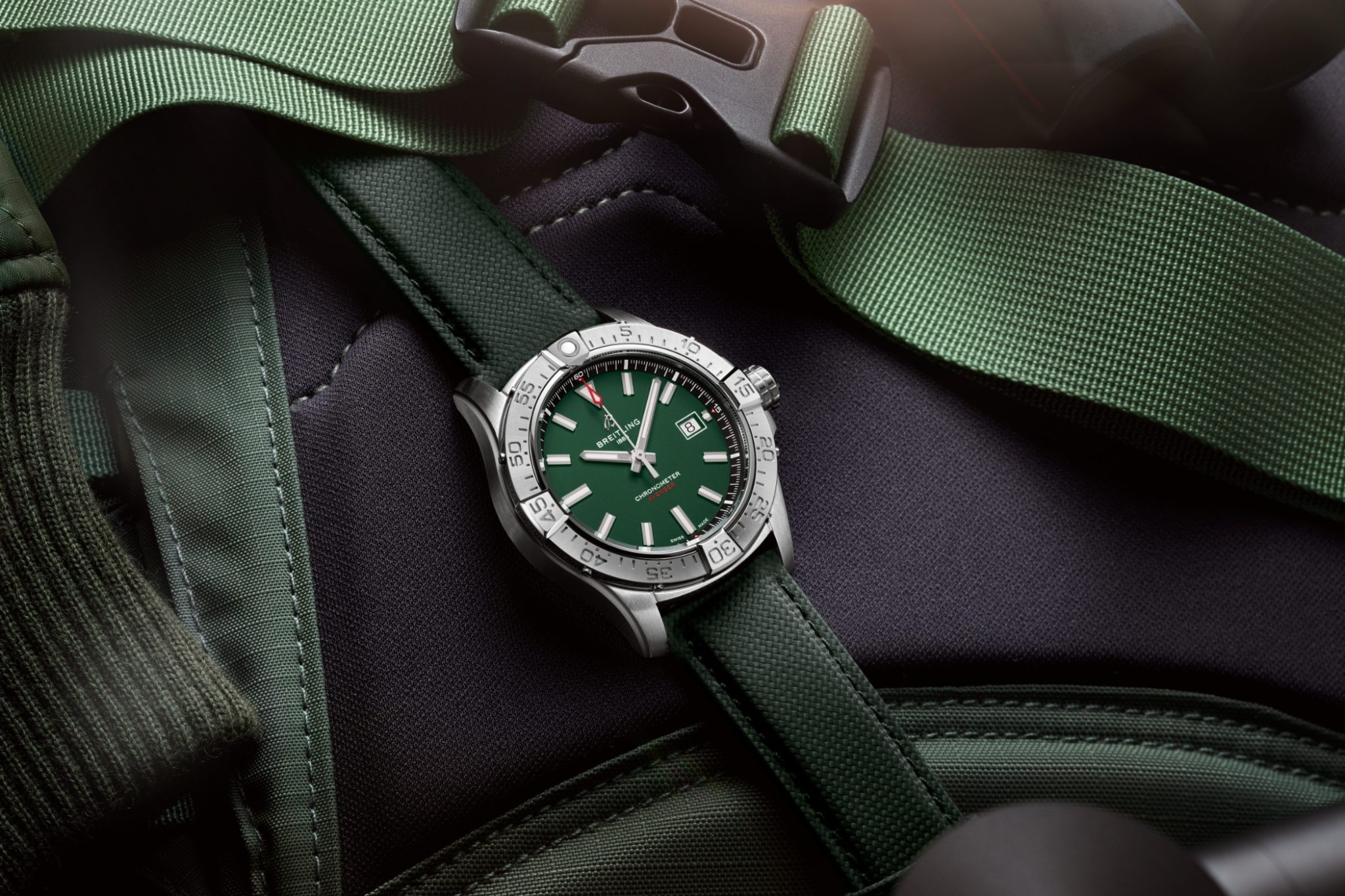 Breitling-Avenger-Automatic-42-A17328101L1X1-Green-Green-Strap