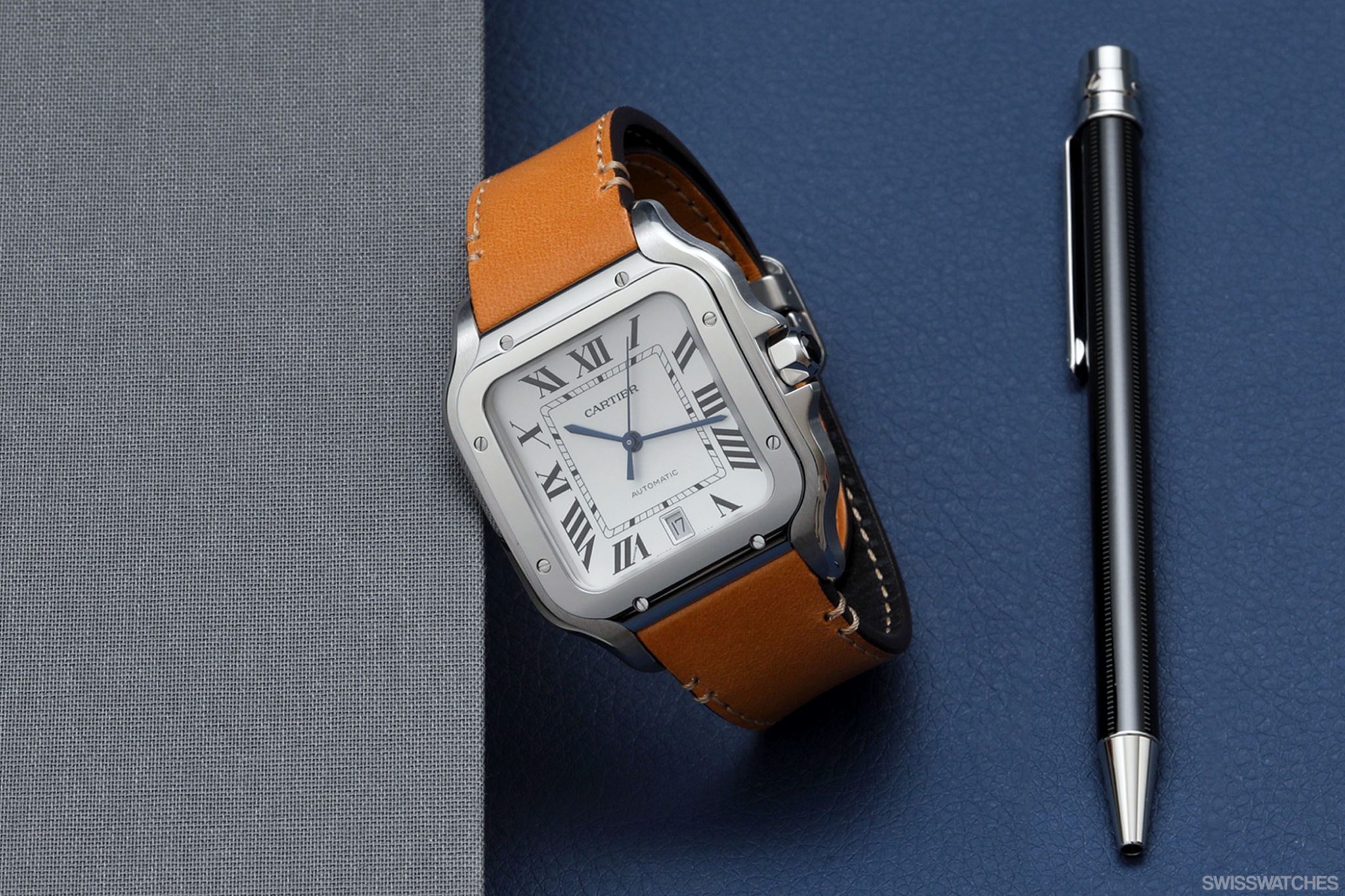 Cartier-Santos-Automatic-in-Steel-4