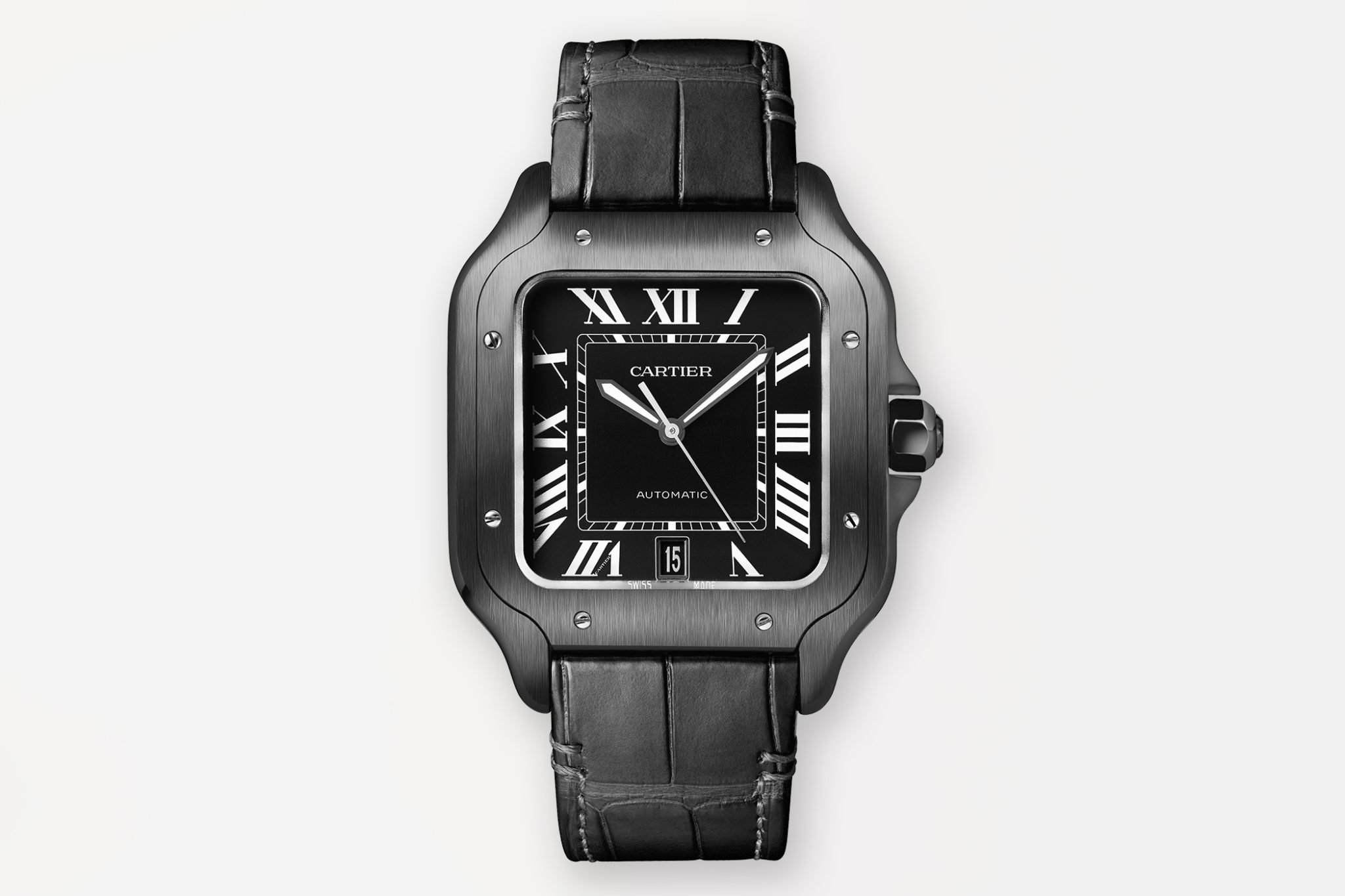 Cartier-Santos-De-Cartier-in-Steel-With-ADLC-Coating-1
