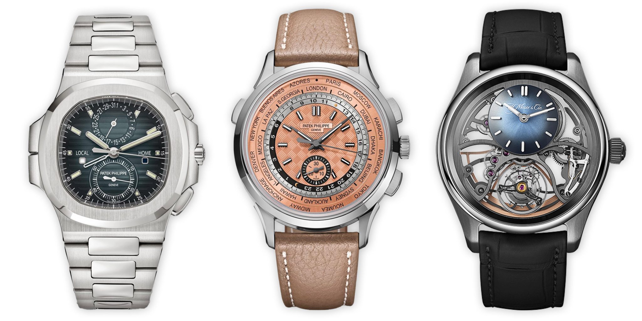 Patek-Philippe-5990A-5935A-H-Moser-Cie-Pioneer-Cylindrical-Tourbillon-Skeleton-1