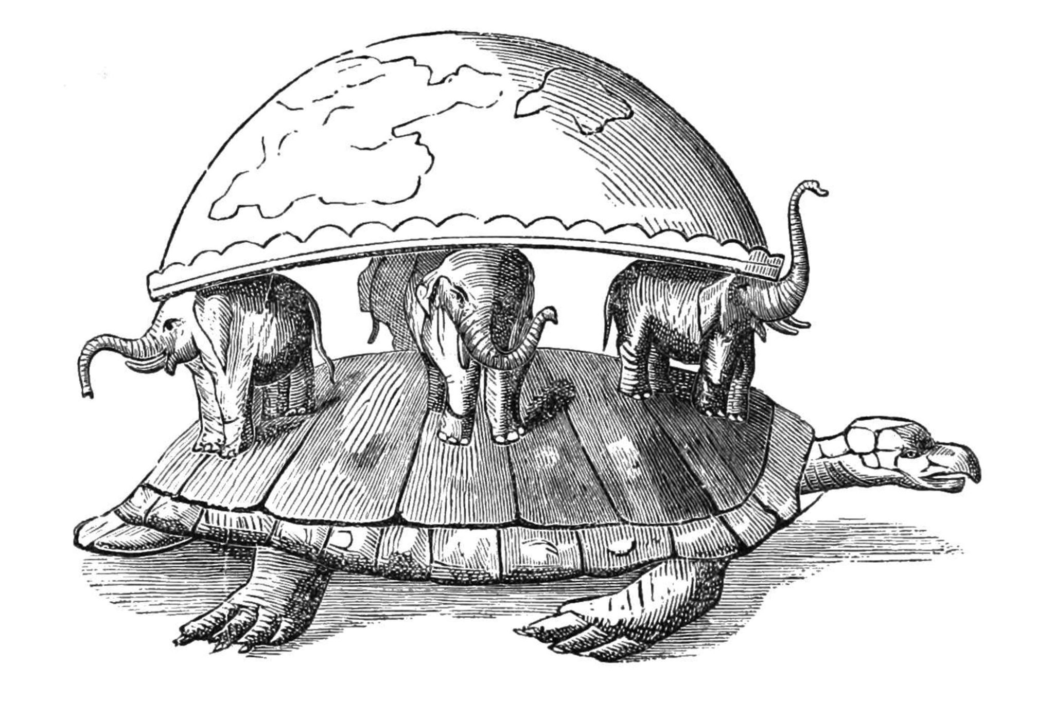 The-World-Elephants-Of-The-Hindu-Cosmology