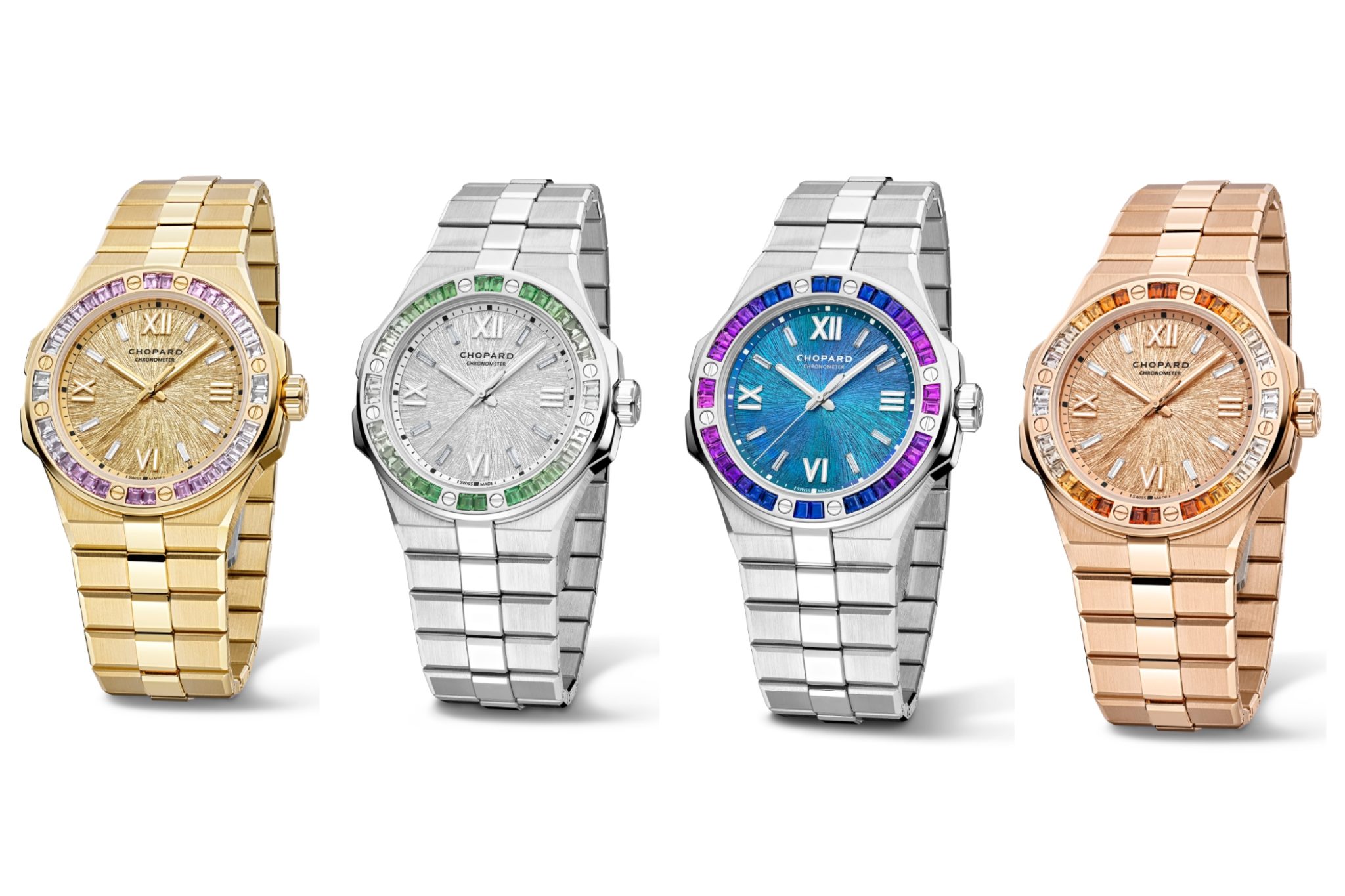 Chopard-Alpine-Eagle-Summit-Overview-295363-0002-Aiguilles-Dorees-295363-1007-Zinalblau-295363-1008-Valsgrau-295363-5013-Pink-Dawn
