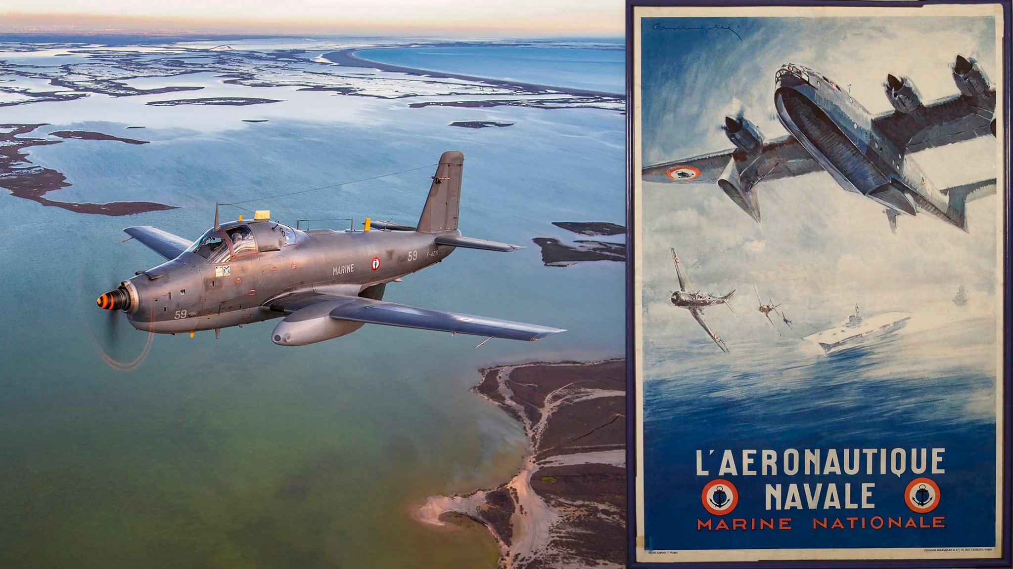 advertising-poster-of-the-aeronautique-navale-from-the-1950s