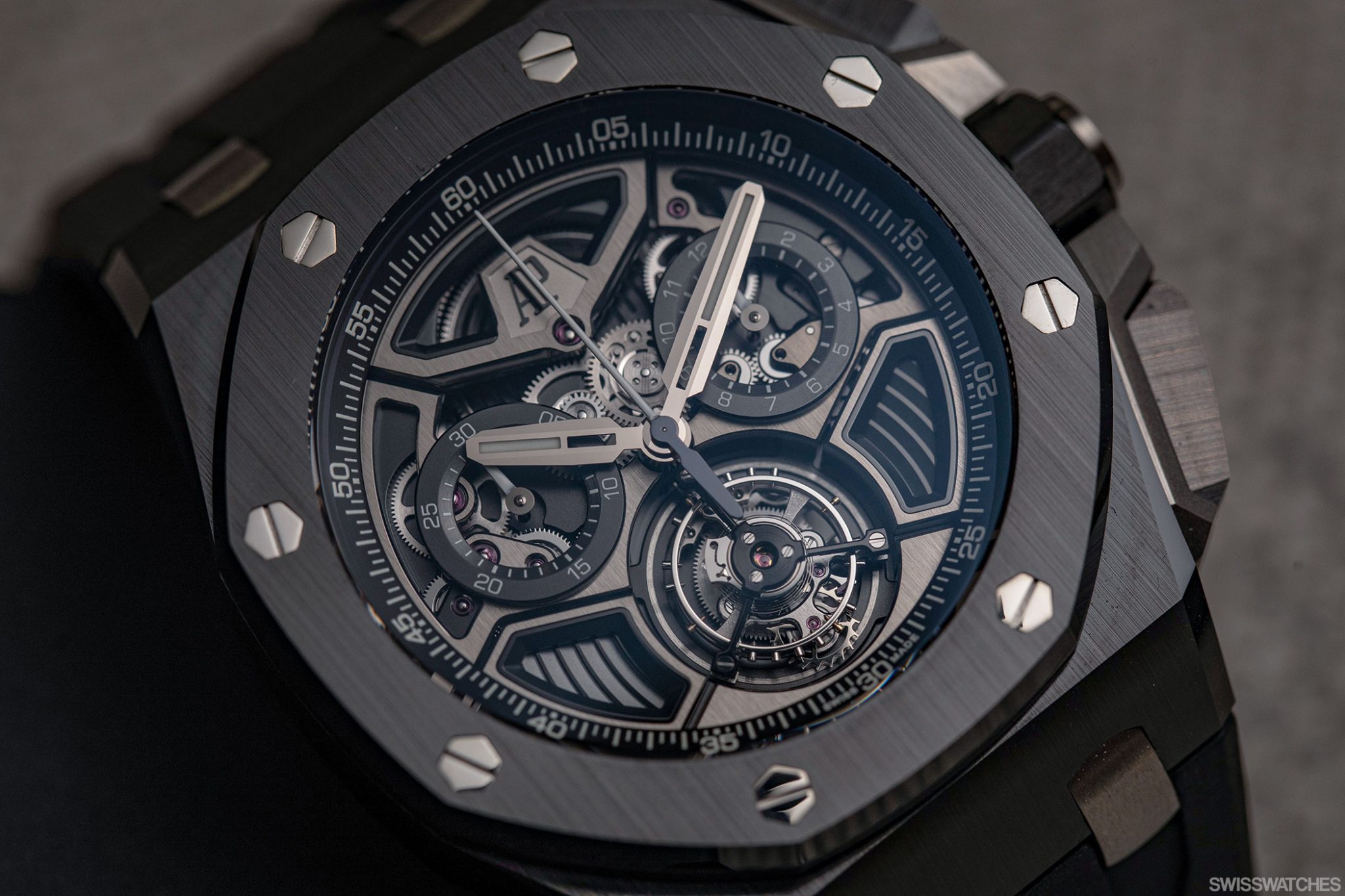 audemars-piguet-royal-oak-offshore-selfwinding-tourbillon-chronograph-26622ce-zifferblatt