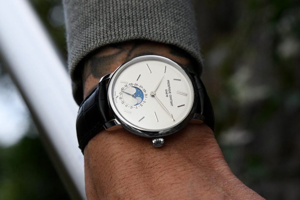 Frederique Constant x seconde/seconde/ Slimline Moonphase Date