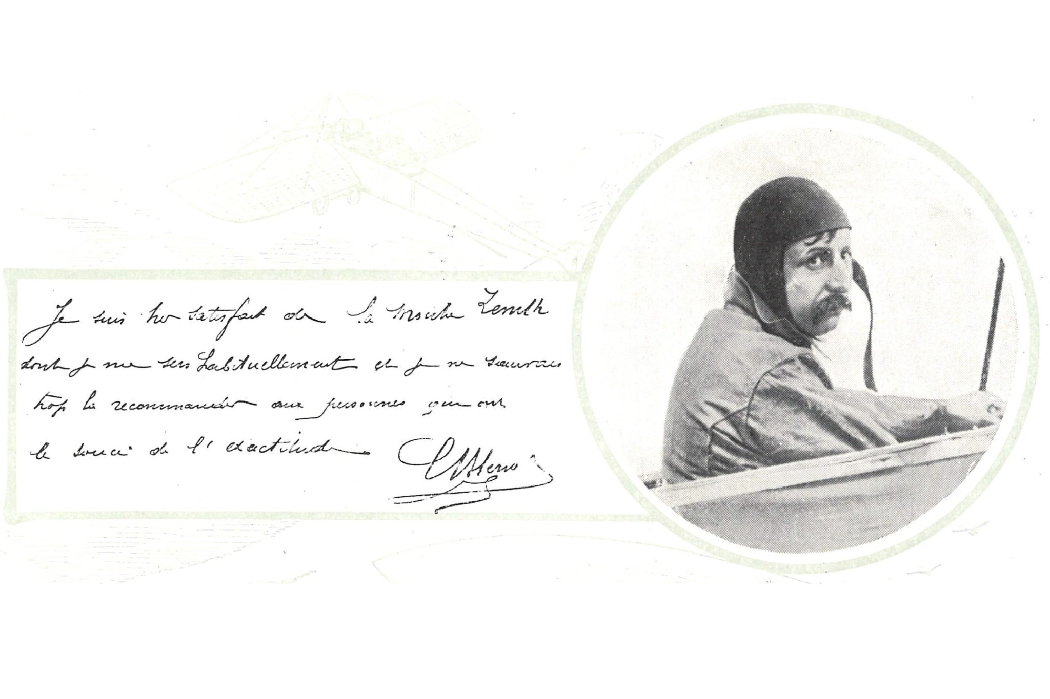 zenith-heritage-1912-pilot-pioneer-louis-bleriot-pays-tribute-to-zenith-precision-catalogue-1913.