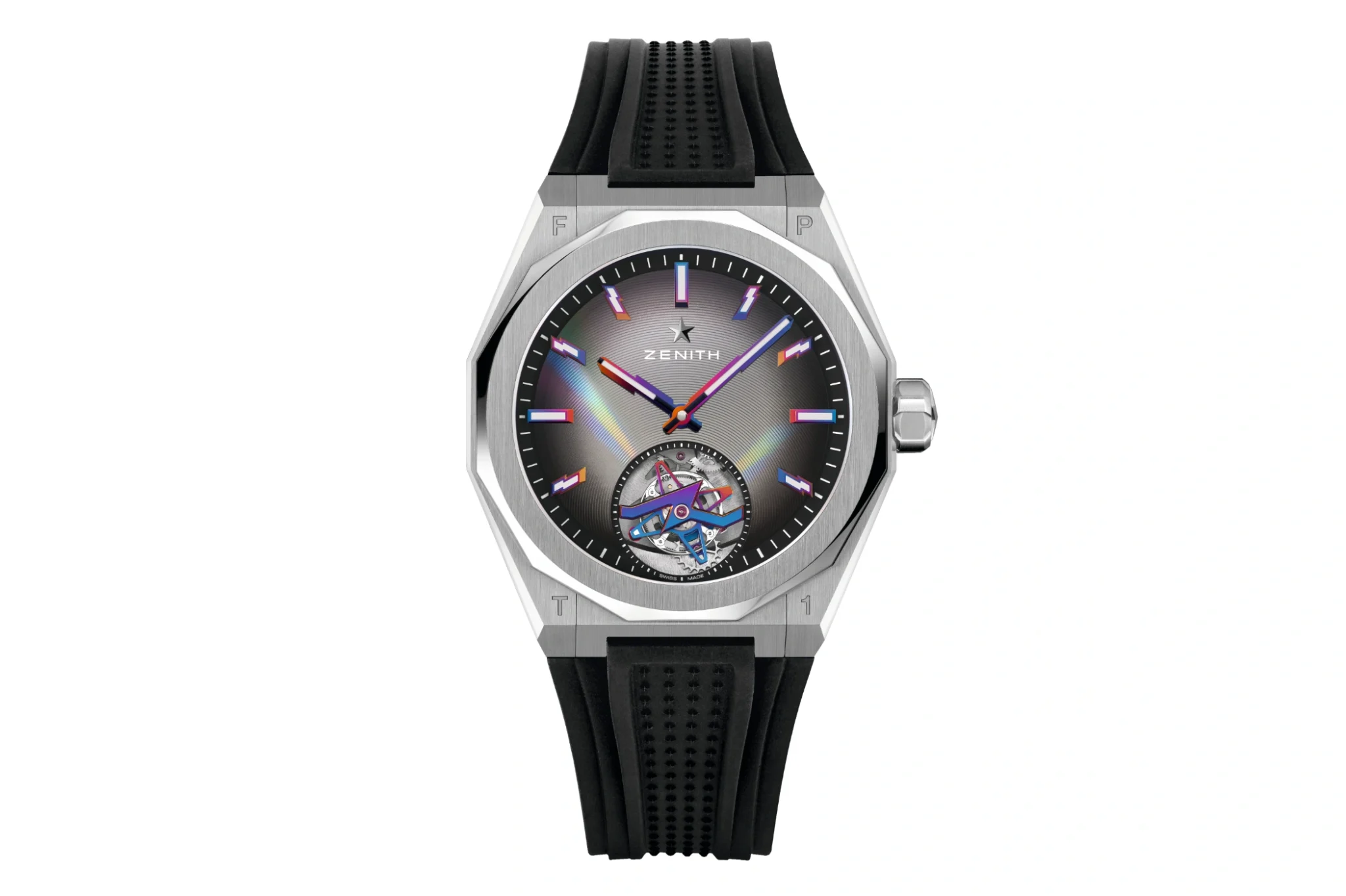 zenith-defy-skyline-tourbillon-felipe-pantone-rubber-strap-front