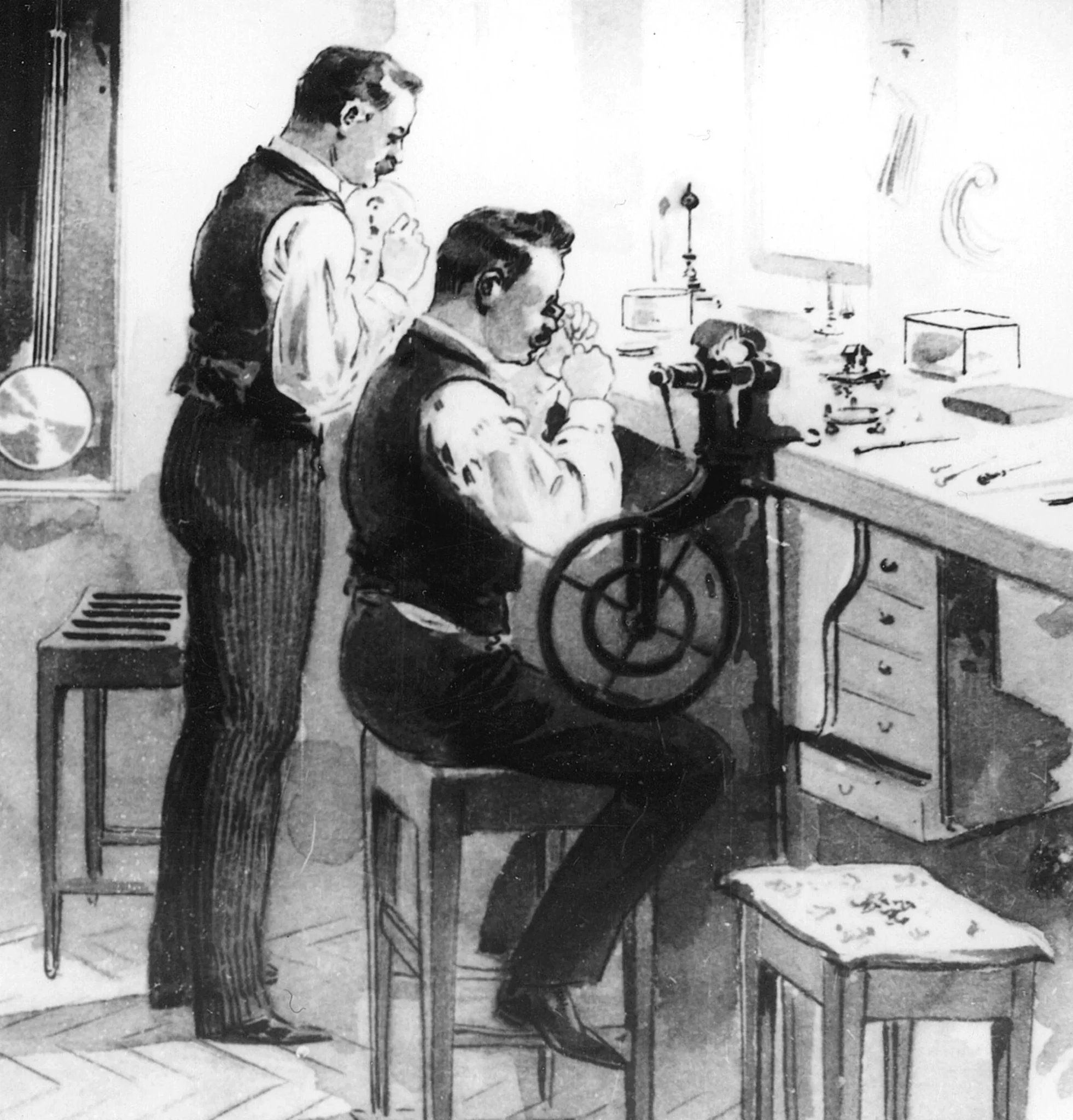 watchmaker-workshop-in-glashuette-around-1900