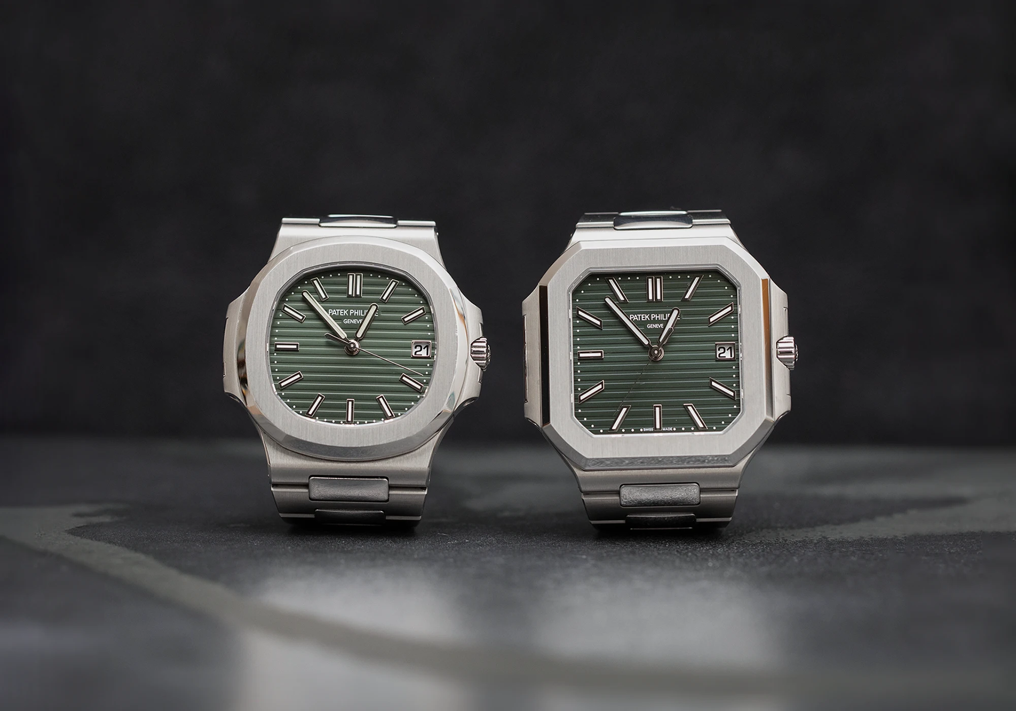 patek-philippe-cubitus-ref-5821-1a-001-nautilus-ref-5711-1a-014-in-comparison-frontal-3