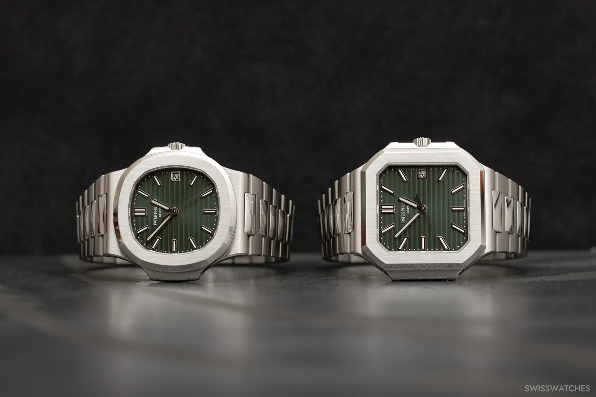 patek-philippe-cubitus-ref-5821-1a-001-nautilus-ref-5711-1a-014-in-comparison-lying-new
