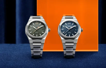 girard-perregaux-laureato-38mm-sage-green-midnight-blue