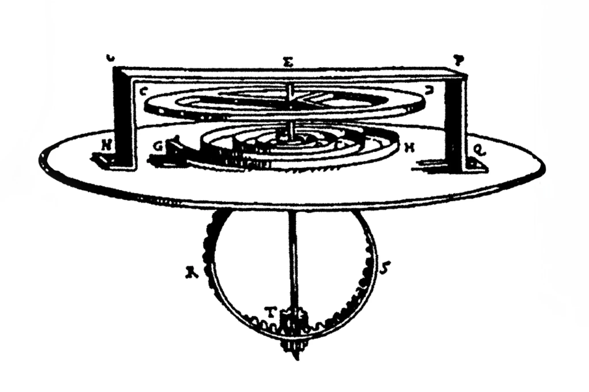 a-sketch-of-the-balance-spring-by-christiaan-huygens-1675