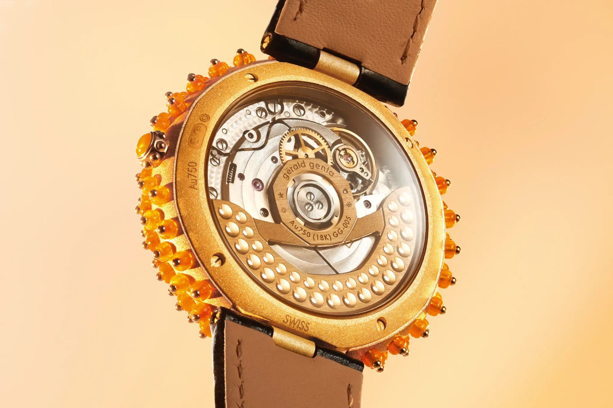 gerald-genta-gentissima-oursin-fire-opal-movement