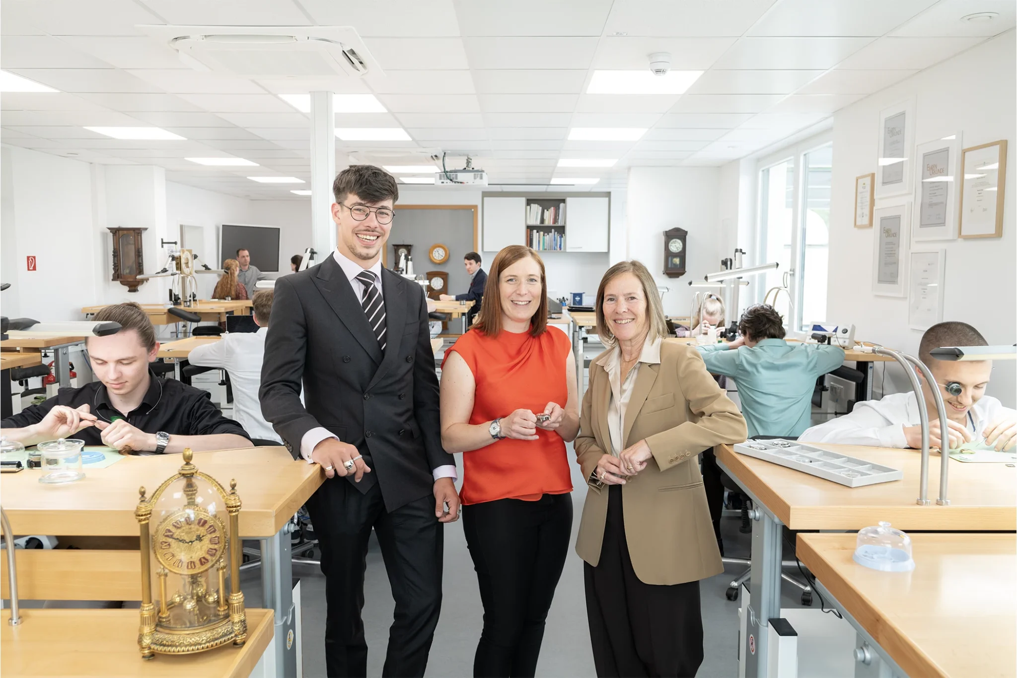 head-of-the-wempe-training-centre-elisabeth-glaeser-with-the-wempe-management