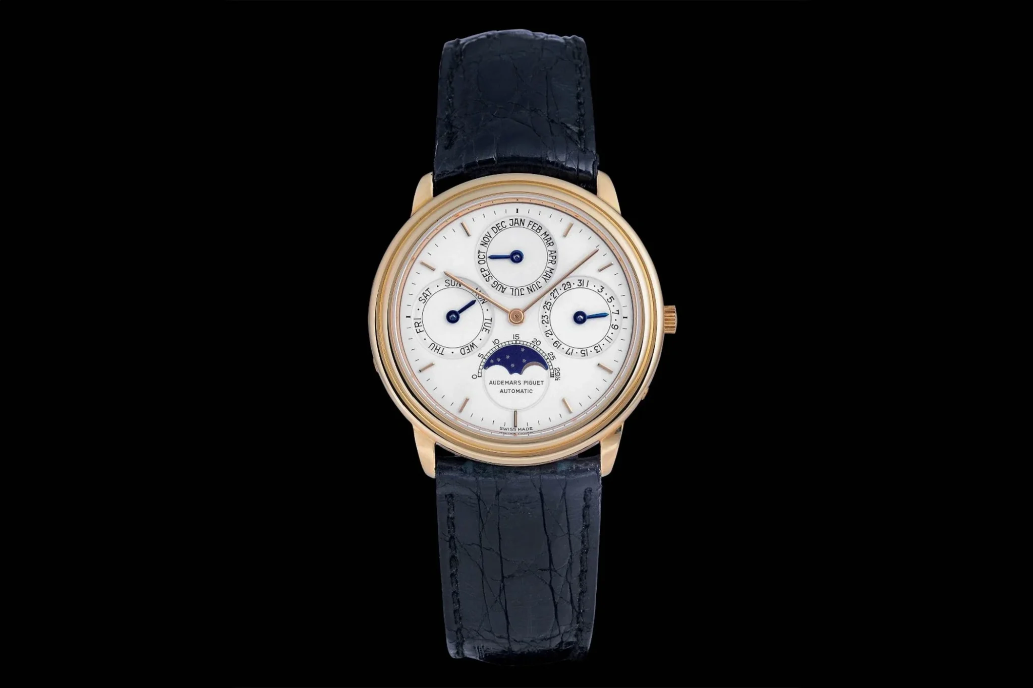 The innovative Audemars Piguet model 5548BA with perpetual calendar