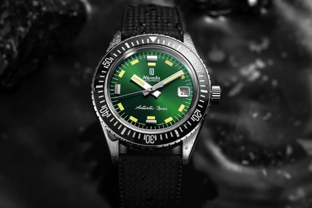 マチルダ The Incredible Nivada Grenchen F77 Stone Dials – Windup Watch Shop