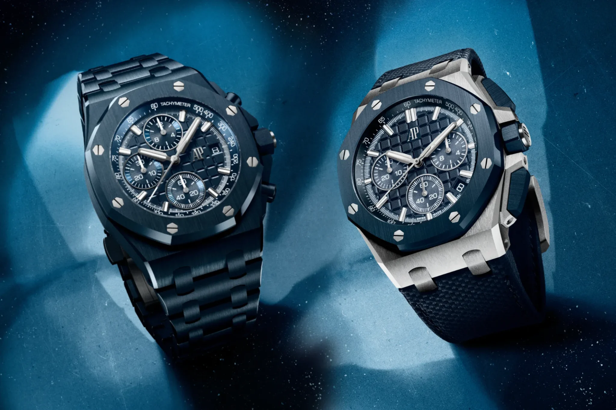 audemars-piguet-blue-ceramic-bleu-nuit-nuage-50-royal-oak-41-mm-royal-oak-offshore-selfwinding-chronograph-42mm-royal-oak-offshore-selfwinding-chronograph-43-mm-side-by-side