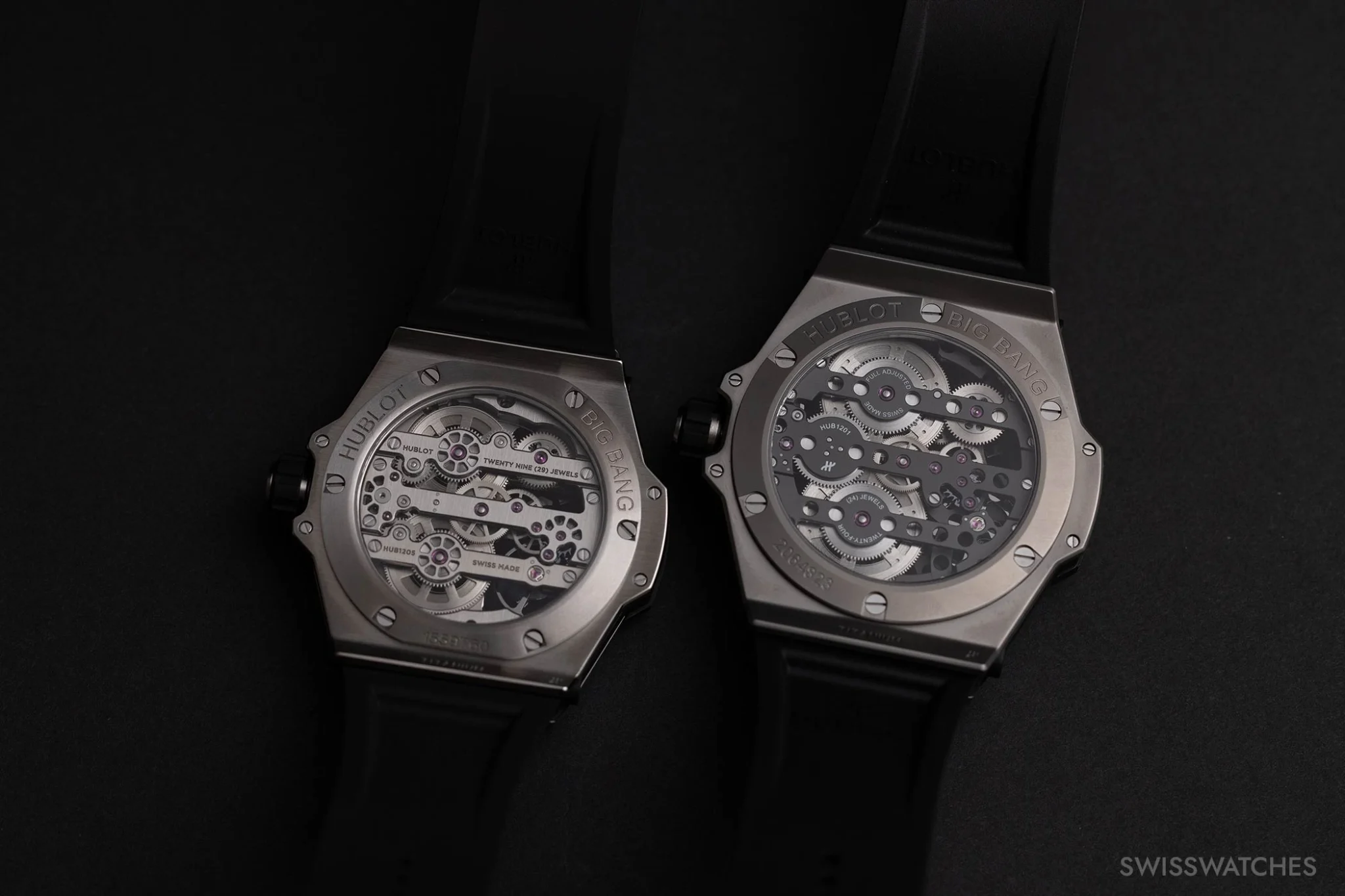 Hublot Big Bang Meca-10 45mm and 42 mm Caseback