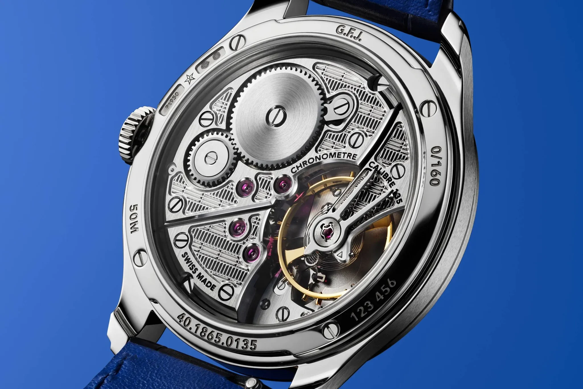 The decorated Zenith GFJ calibre 135