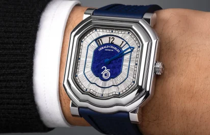 A wristshot of the Gerald Charles GC39 25th Anniversary Edition