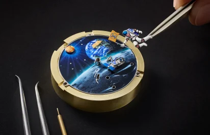 Automats from Louis Vuitton - Assembly of the Tambour Taiko Galactique
